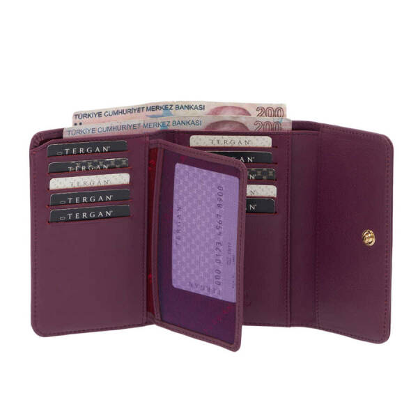 Mor Deri Kadın Cüzdan - S1CB00005788-A89 - 3
