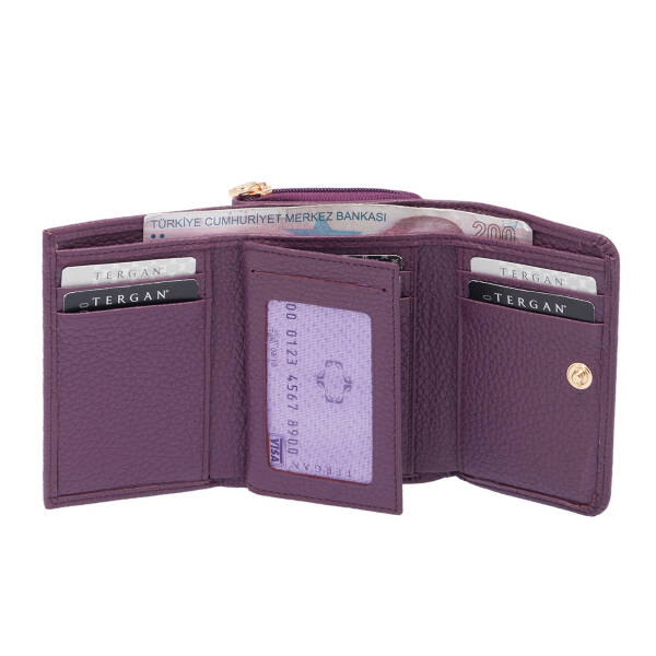 Mor Deri Kadın Cüzdan - S1CB00005798-C48 - 2