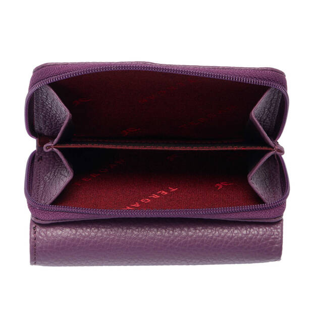 Mor Deri Kadın Cüzdan - S1CB00005798-C48 - 4