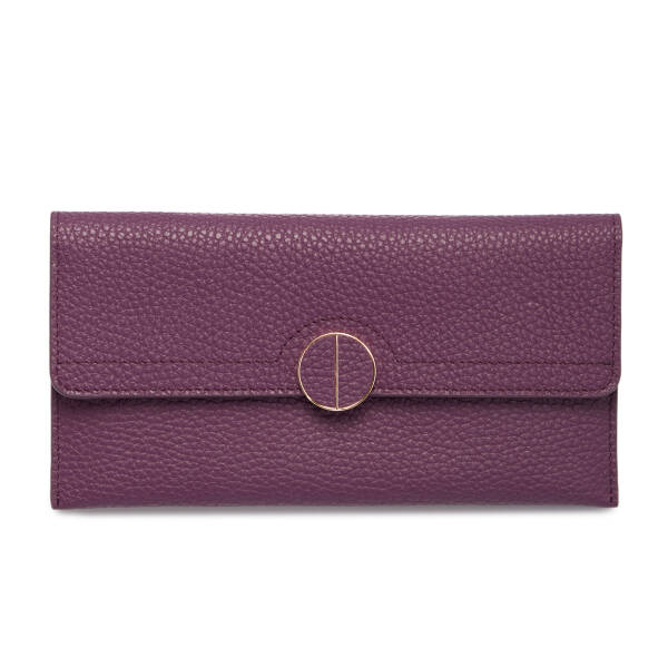 Mor Deri Kadın Cüzdan - S1CB00005820-C48 - 2
