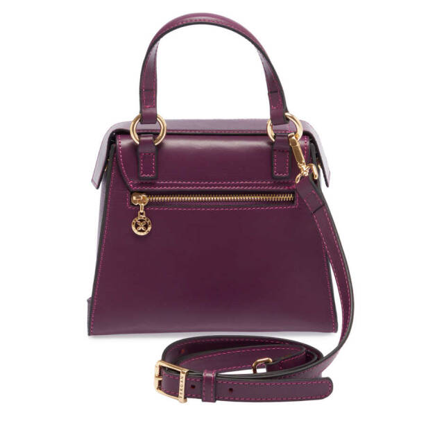 Mor Hakiki Deri Kadın El Çantası - S23K1BC80128-F9V - 3