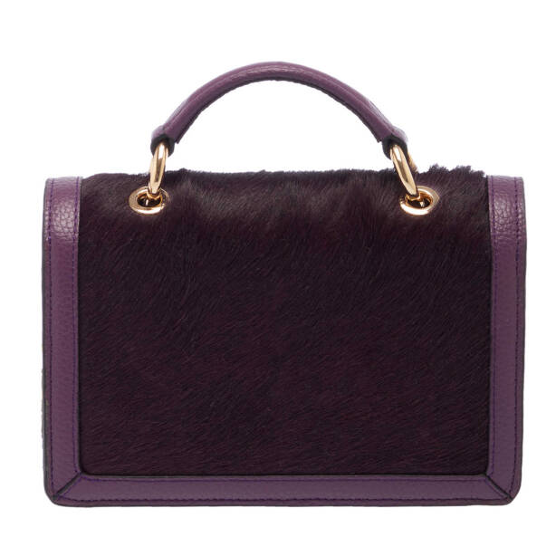 Mor Deri Kadın El Çantası - S24K1BC80265-U6N - 3