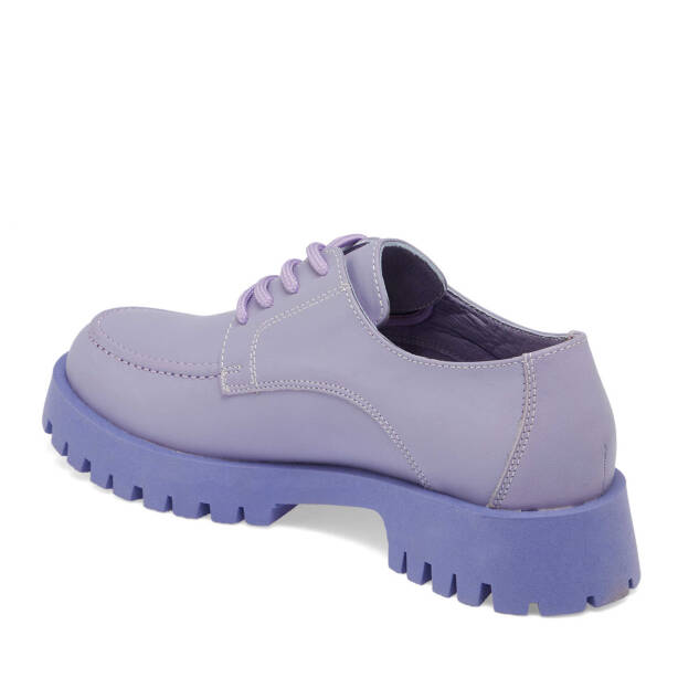 Mor Hakiki Deri Kadın Makosen - K25I1AY67818-F54 - 3