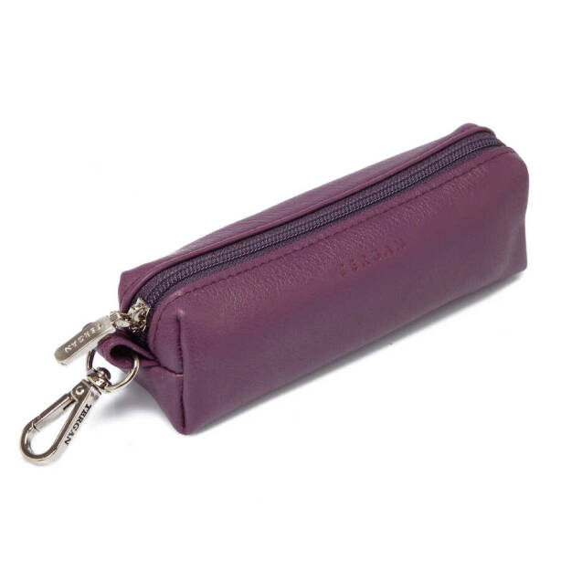 Mor Deri Unisex Anahtarlık - S1AN00000217-A89 - 1