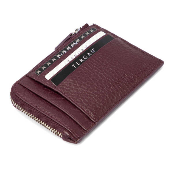 Mor Deri Unisex Kredi Kartlık - S1KK00000265-C48 - 1