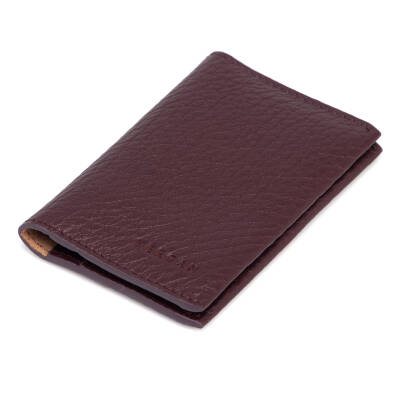  Mor Deri Unisex Kredi Kartlık - S1KK00000266-C48 
