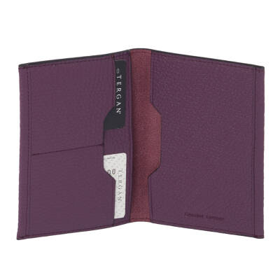 Mor Deri Unisex Pasaportluk - S1PS00001657-C48 - 2