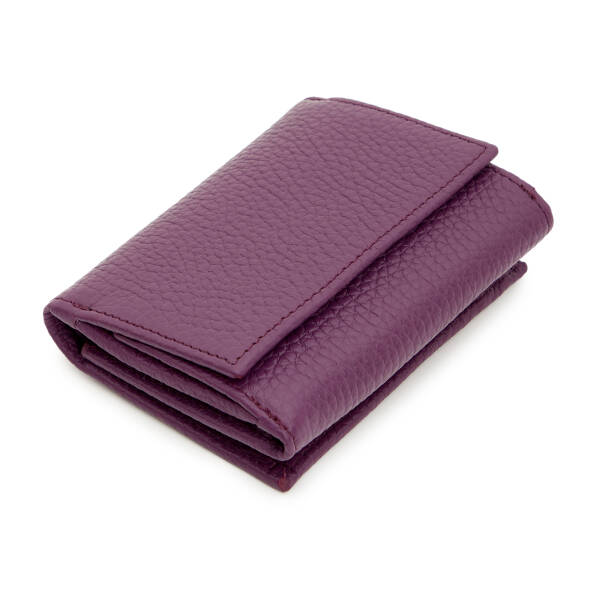 Mor Hakiki Deri Kadın Cüzdan - S1CB00005819-C48 - 3