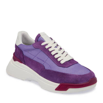 Mor Süet Deri Kadın Sneaker - K24I1AY67370-T6O 