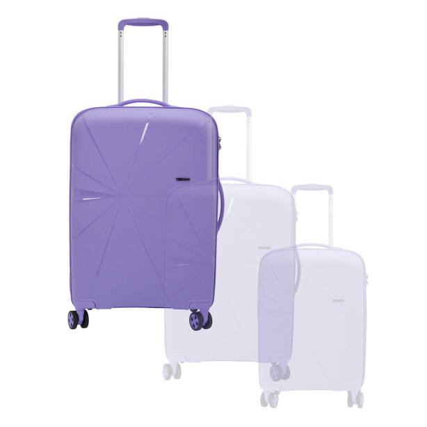 Mor Unisex Büyük Boy Valiz - S1SC00047828-D99 - 6