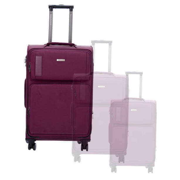 Mor Unisex Büyük Boy Valiz - S1SC00047928-D99 - 6