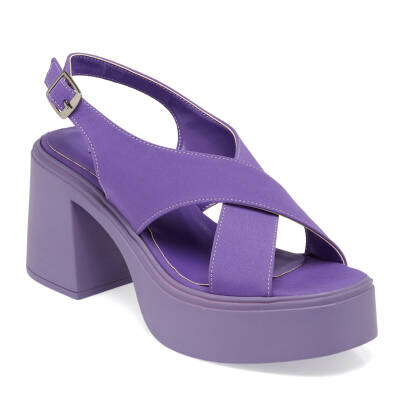 Mor Vegan-Tekstil Kadın Sandalet - K24Y1SN67404-T3S - 1