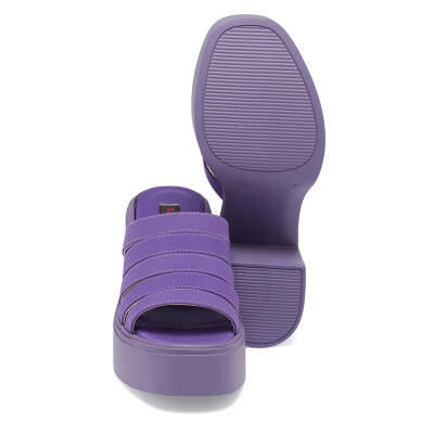 Mor Vegan-Tekstil Kadın Terlik - K24Y1TR67423-T3S - 4