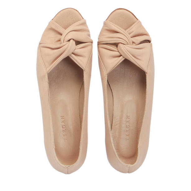 Nude Hakiki Deri Kadın Babet - K25Y1AY67883-Q0C - 5