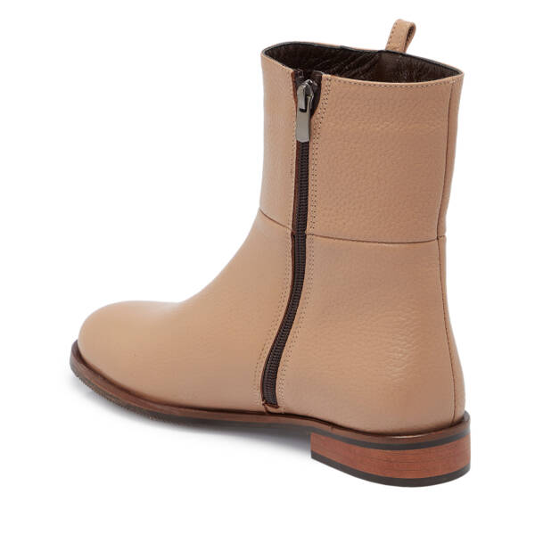 Nude Deri Kadın Bot - K25K1BT68155-Q0C - 2