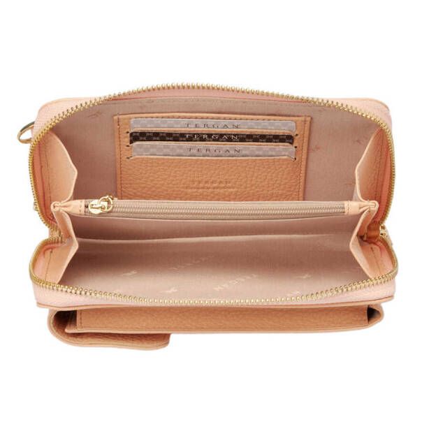 Nude Deri Kadın Çapraz Askılı Çanta - S23K1BC05810-T6A - 5