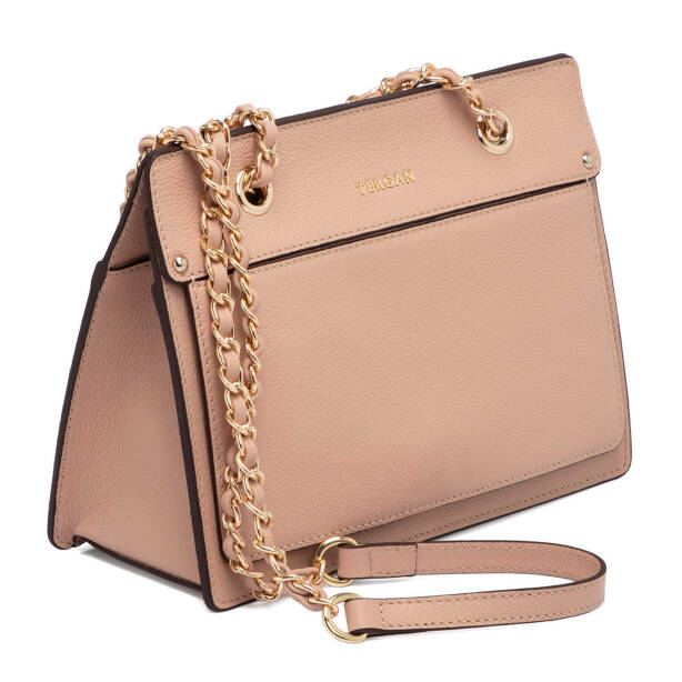 Nude Deri Kadın Çapraz Askılı Çanta - S24K1BC79486-T6A - 2