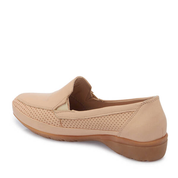 Nude Hakiki Deri Kadın Casual Ayakkabı - K25I1AY67895-Q0C - 3