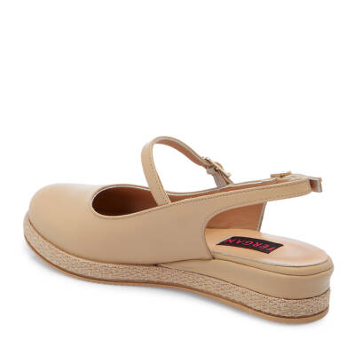 Nude Deri Kadın Casual Ayakkabı - K25Y1AY67907-Q0C - 2