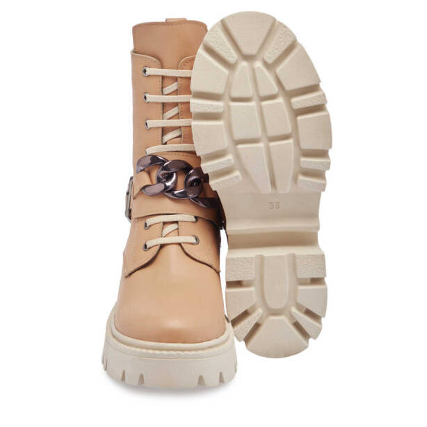 Nude Deri Kadın Casual Bot - K23K1BT66868-Q9J - 4
