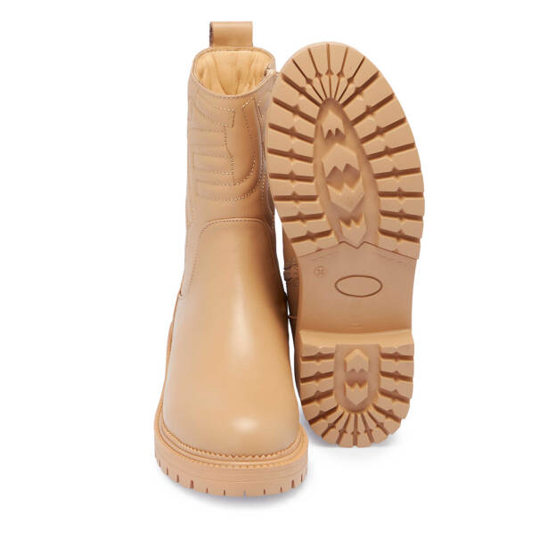 Nude Hakiki Deri Kadın Casual Bot - K23K1BT66922-Q9J - 4