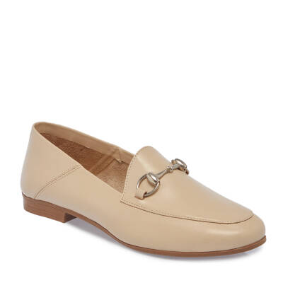  Nude Deri Kadın Loafer - K24S1AY67579-Q0C 