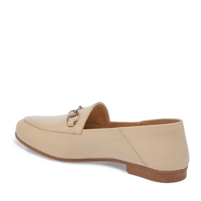  Nude Deri Kadın Loafer - K24S1AY67579-Q0C - 2