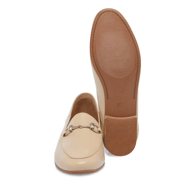 Nude Deri Kadın Loafer - K25S1AY68138-Q0C - 4