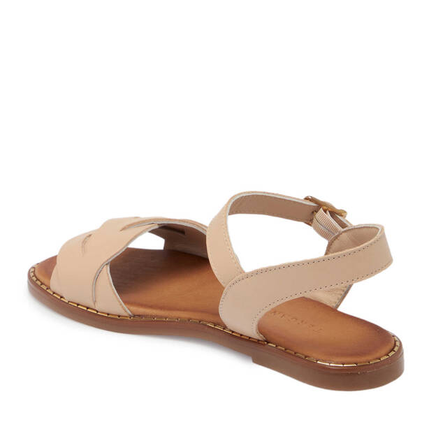 Nude Hakiki Deri Kadın Sandalet - K25Y1SN67885-Q0C - 3