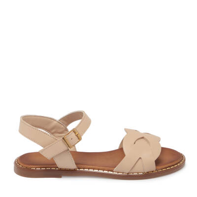 Nude Deri Kadın Sandalet - K25Y1SN67885-Q0C - 3