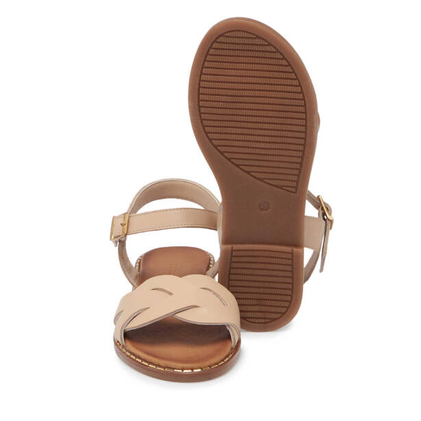 Nude Hakiki Deri Kadın Sandalet - K25Y1SN67885-Q0C - 4