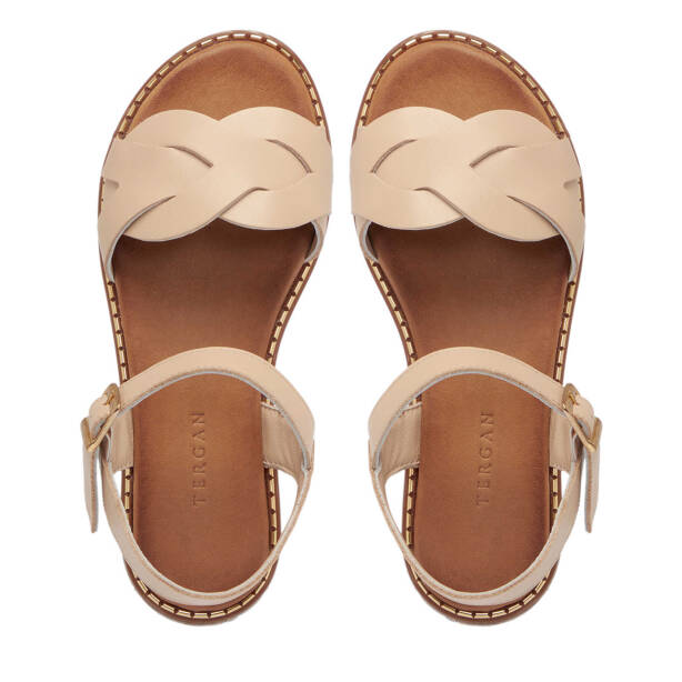 Nude Hakiki Deri Kadın Sandalet - K25Y1SN67885-Q0C - 5