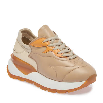 Nude Deri Kadın Sneaker - K24I1AY67389-K65 