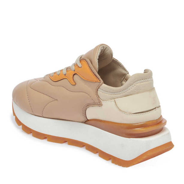 Nude Deri Kadın Sneaker - K24I1AY67389-K65 - 2