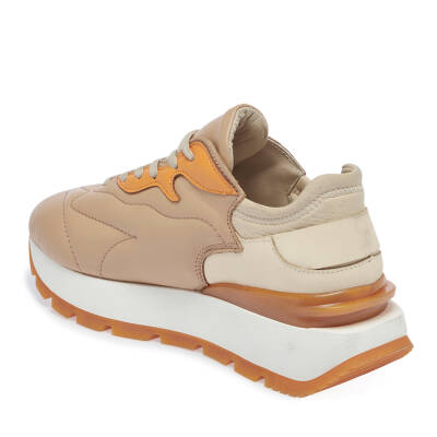 Nude Deri Kadın Sneaker - K24I1AY67389-K65 - 2