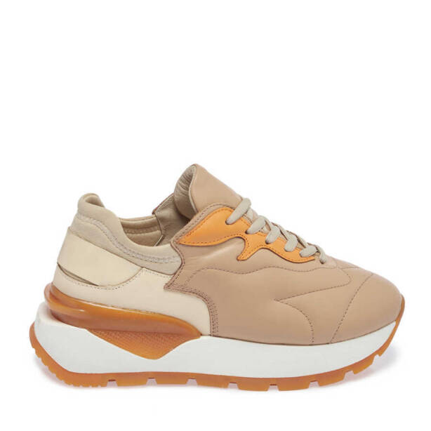 Nude Deri Kadın Sneaker - K24I1AY67389-K65 - 3