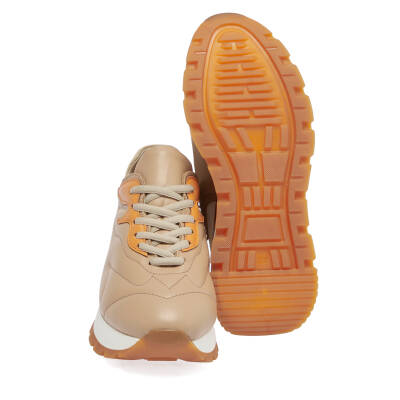 Nude Deri Kadın Sneaker - K24I1AY67389-K65 - 4
