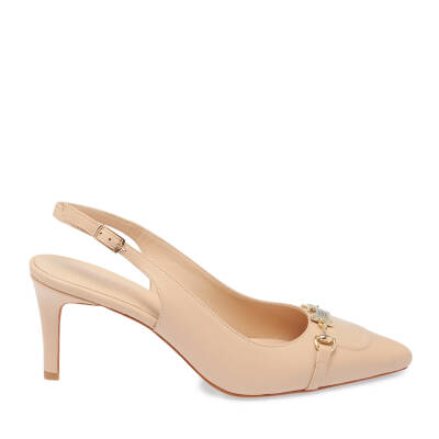 Nude Deri Kadın Stiletto - K24I1AY67173-L5C - 3