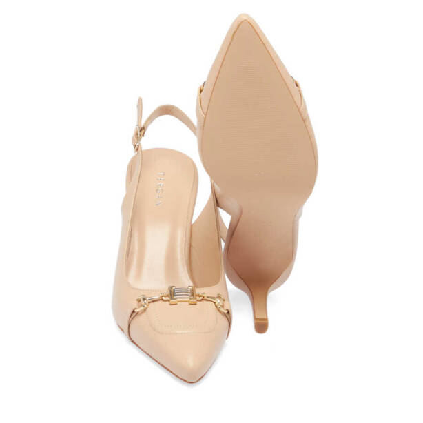 Nude Deri Kadın Stiletto - K24I1AY67173-L5C - 4