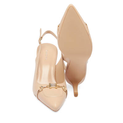 Nude Deri Kadın Stiletto - K24I1AY67173-L5C - 4