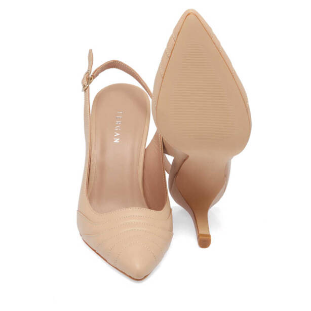 Nude Deri Kadın Stiletto - K24I1AY67175-L5C - 4