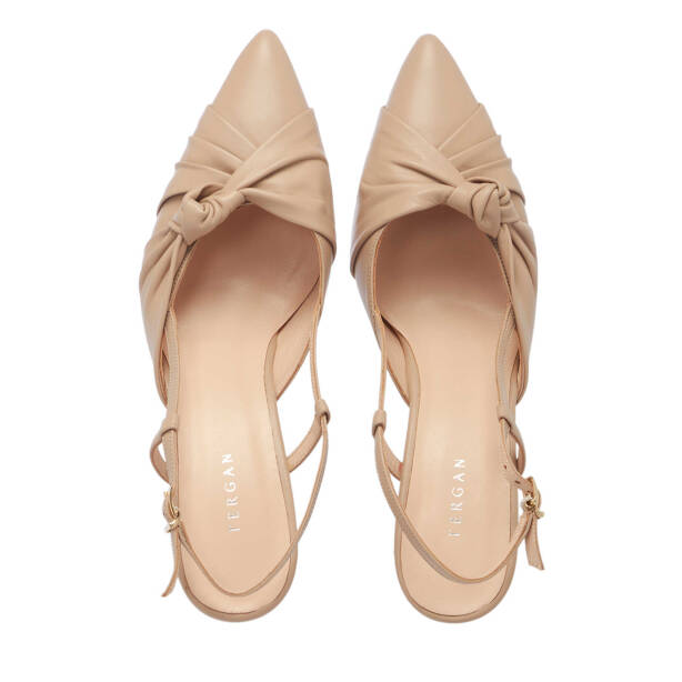 Nude Hakiki Deri Kadın Stiletto - K24I1AY67188-L5C - 5