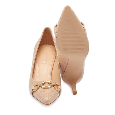Nude Deri Kadın Stiletto - K24S1AY67605-U4O - 4