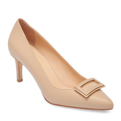 Nude Deri Kadın Stiletto - K25I1AY67799-Q0C 