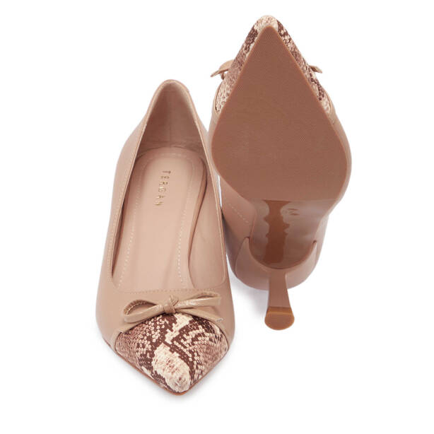 Nude Deri Kadın Stiletto - K25S1AY68133-Q0C - Tergan