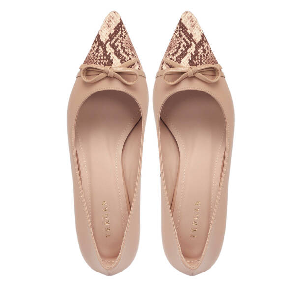 Nude Deri Kadın Stiletto - K25S1AY68133-Q0C - Tergan