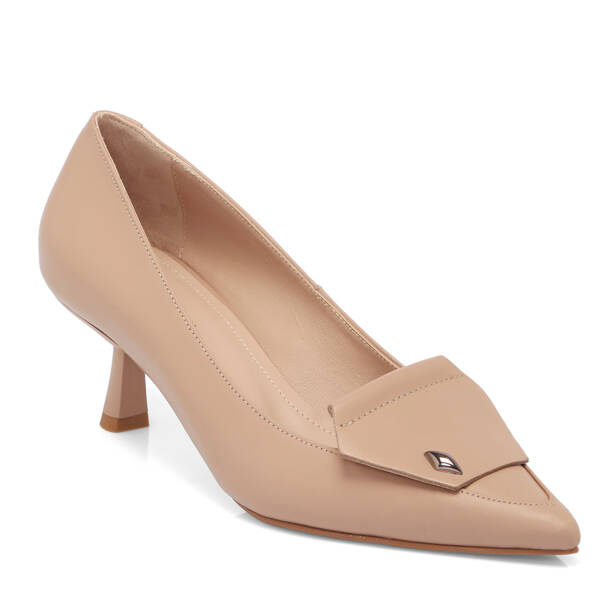 Nude Deri Kadın Stiletto - K25S1AY68134-Q0C - 1