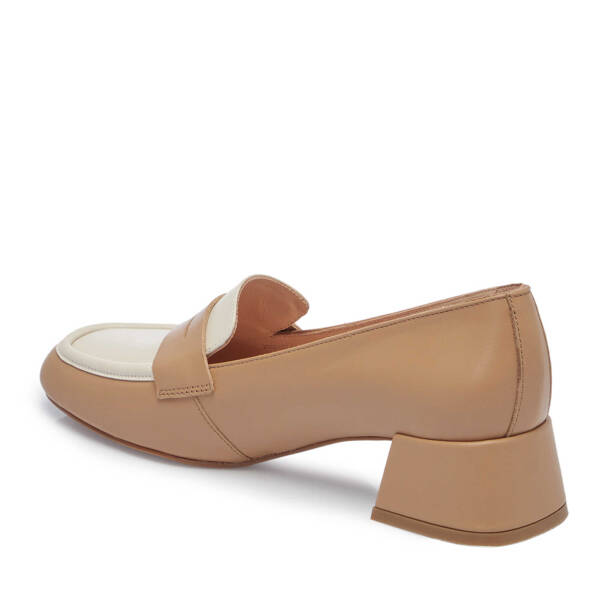 Nude Deri Kadın Topuklu Ayakkabı - K25I1AY67809-Q9J - 2