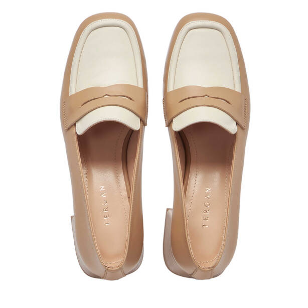 Nude Deri Kadın Topuklu Ayakkabı - K25I1AY67809-Q9J - 5