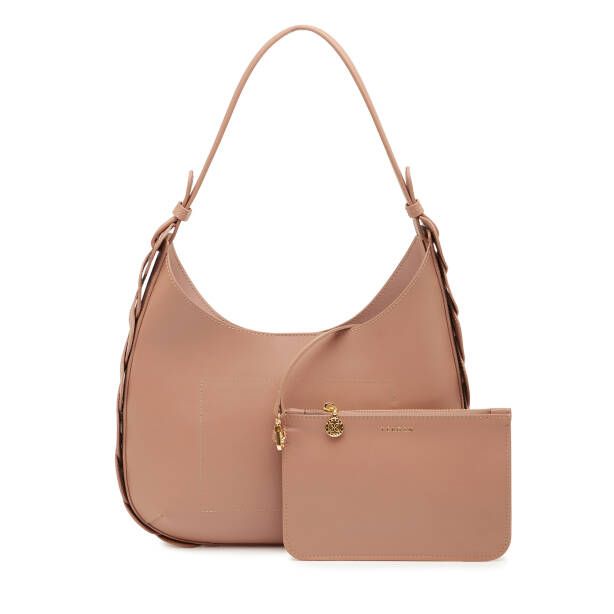 Nude Hakiki Deri Kadın Omuz Çantası - S26Y1BC80545-L5C - 3